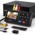 Convertisseur VHS numérique VD10 RCA et S-Vidéo vers HDMI avec écran LCD 3 pouces télécommande et enregistrement 1080p