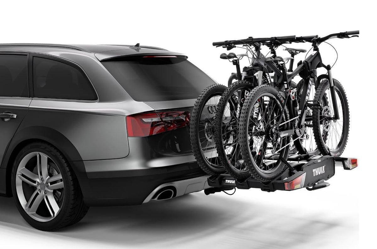 Porte-Vélo sur Attelage EasyFold XT 2 Vélos 933100 Pliable Charge 60 kg Aluminium Noir/Aluminium