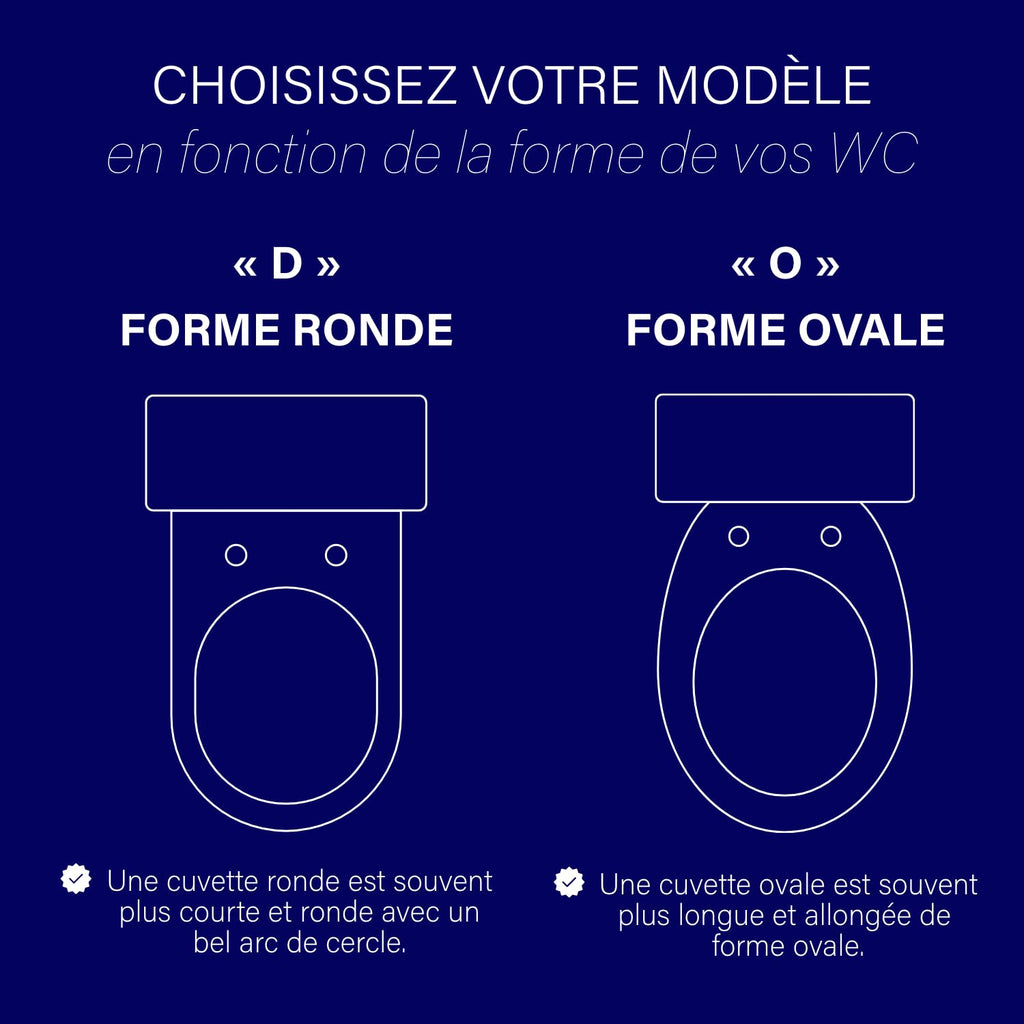 Abattant WC japonais manuel ovale avec filtre Hydro jets de lavage avant et arrière buses réglables et autonettoyantes