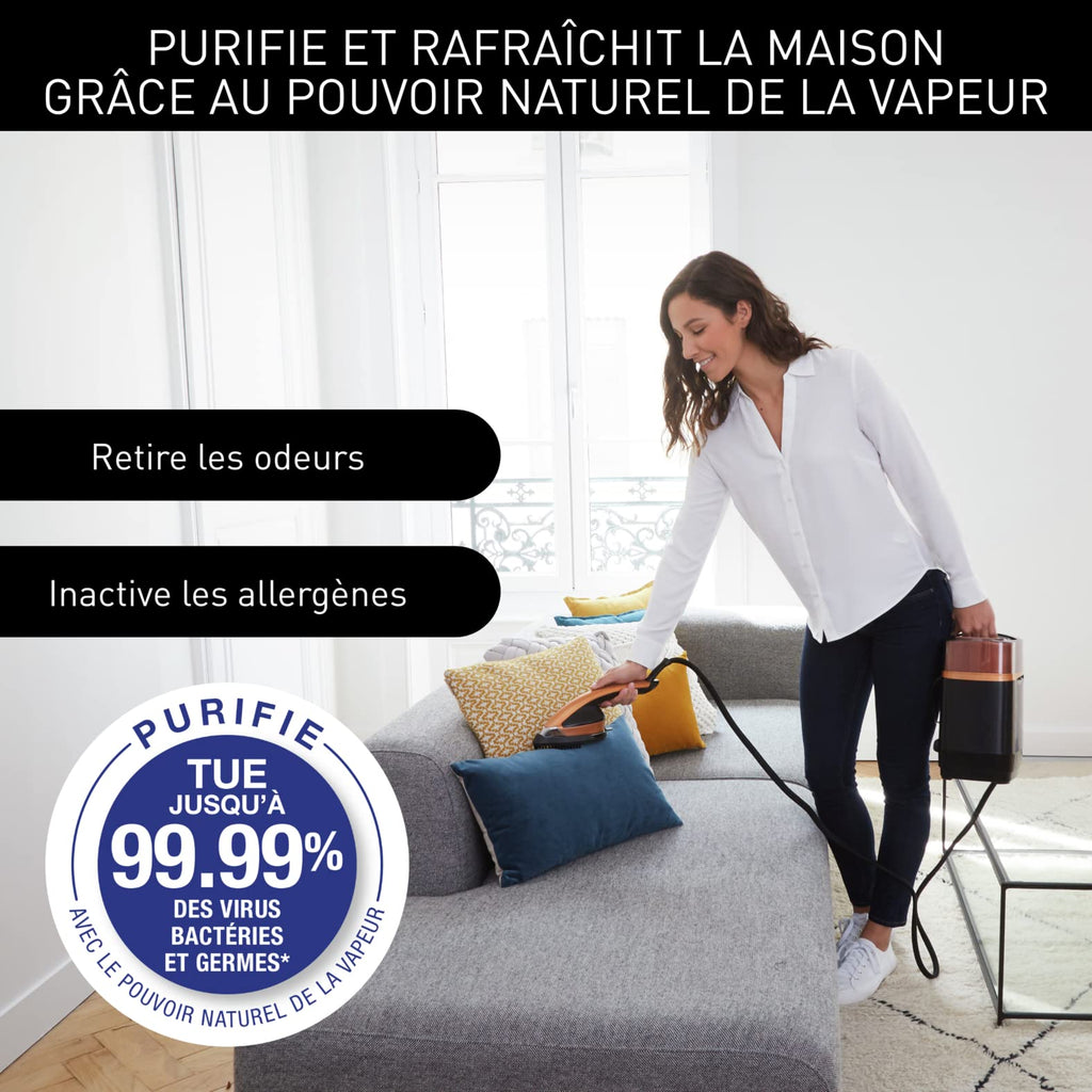 Défroisseur vapeur tout-en-un Ixeo Power QT2020C0 2170 W pression 5,8 bars débit vapeur 90 g/min réservoir 1,1 L