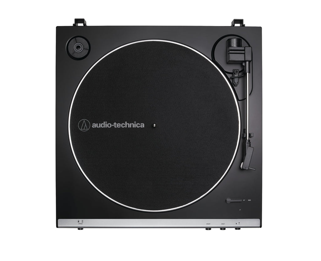 Platine vinyle automatique AT-LP60XUSBGM entraînement par courroie USB 33⅓ et 45 tr/min cellule Dual Moving Magnet gris