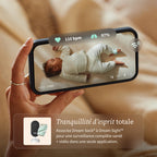 Moniteur bébé intelligent Dream Sock avec suivi de la fréquence cardiaque et du niveau d’oxygène autonomie 16 h Bluetooth Wi-Fi 2,4 GHz