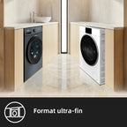 Lave-linge frontal CW07123863AX 7 kg classe énergétique A 1200 tr/min vapeur 15 programmes 46,5 cm gris