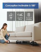 Aspirateur laveur sans fil Floor One i6 Stretch 20 kPa 40 min 180° 21,6 V avec station de charge