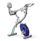 Vélo d’appartement pliable 4 en 1 MR-S15H1 résistance magnétique 16 niveaux écran LCD mesure du pouls avec bande de résistance