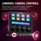Stream Deck+ Console de Mixage Audio avec Touches LCD Boutons Rotatifs Ruban Tactile USB-C