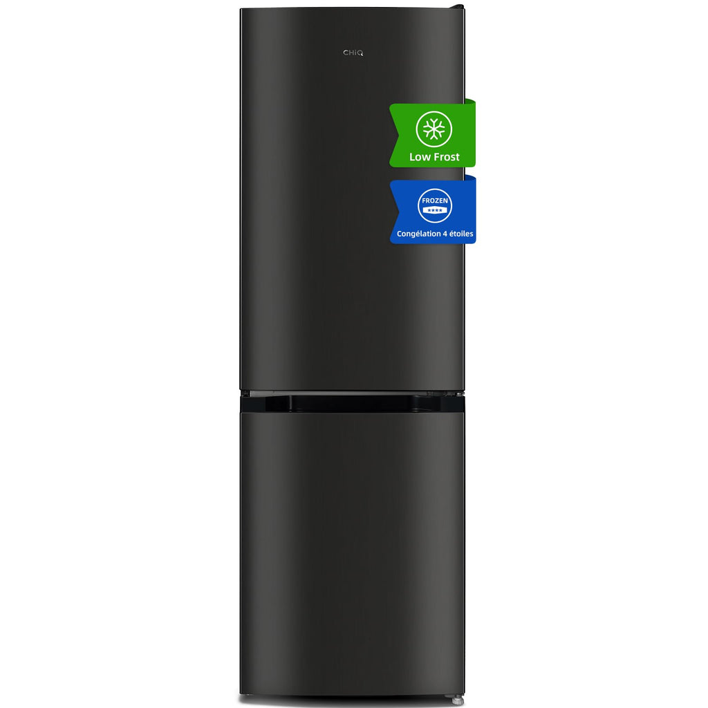Réfrigérateur combiné 157 L FBM157L42 Low Frost 2 portes congélateur inférieur 48 L noir 47,4 x 49,5 x 144 cm