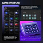 Stream Deck+ Console de Mixage Audio avec Touches LCD Boutons Rotatifs Ruban Tactile USB-C
