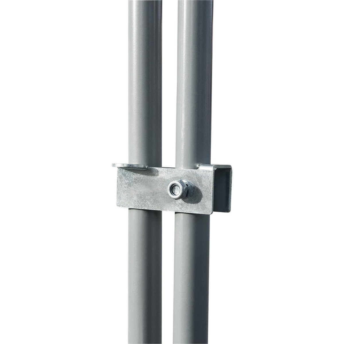 Enclos à Poules 24 m² 8 x 3 x 2 m Acier Grillage 25 mm Bâche de Toit 1 Porte à Loquet Guide de Montage