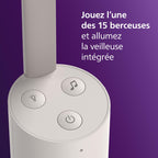 Écoute-bébé vidéo connecté SCD951/26 Wi-Fi caméra HD 1080p vision nocturne infrarouge audio bidirectionnel autonomie 12 h