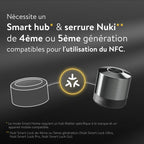 Clavier pour serrure connectée Keypad 2 NFC 2026 Bluetooth déverrouillage par NFC empreinte digitale ou code IP54
