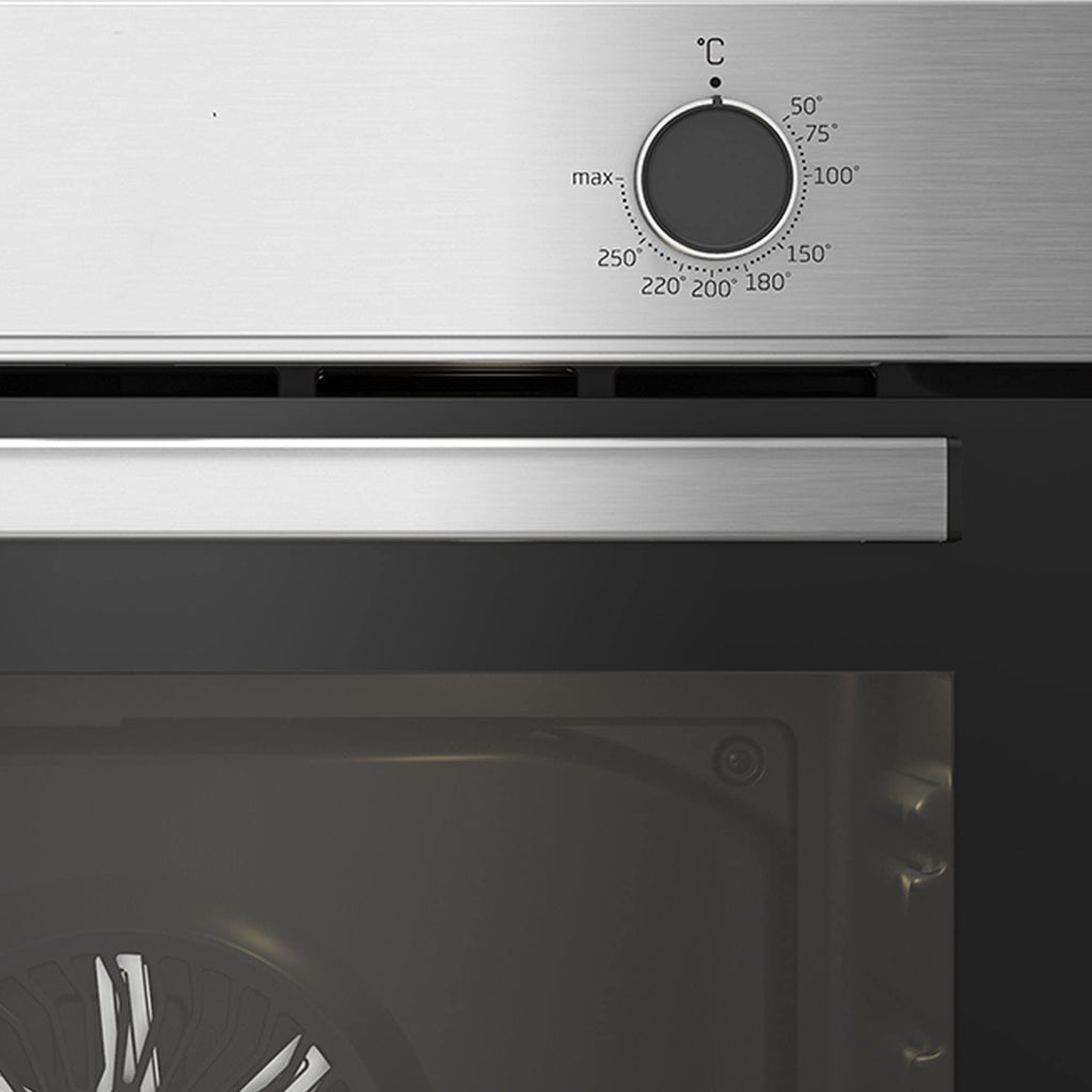 Four Encastrable BBIE12000X 66 L 2400 W 6 Fonctions SteamShine Éclairage Halogène Inox 59,5 x 59,4 x 56,7 cm