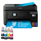 Imprimante multifonction A4 Wi-Fi EcoTank ET-4800 1600 W avec réservoirs d’encre écran LCD chargeur automatique et fax
