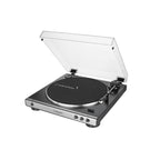 Platine vinyle automatique AT-LP60XUSBGM entraînement par courroie USB 33⅓ et 45 tr/min cellule Dual Moving Magnet gris