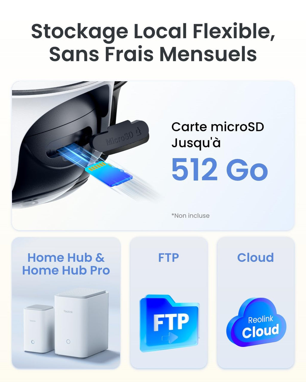 Caméra de surveillance extérieure Argus PT Ultra 4K 8 MP Wi-Fi 6 360° avec suivi automatique et panneau solaire
