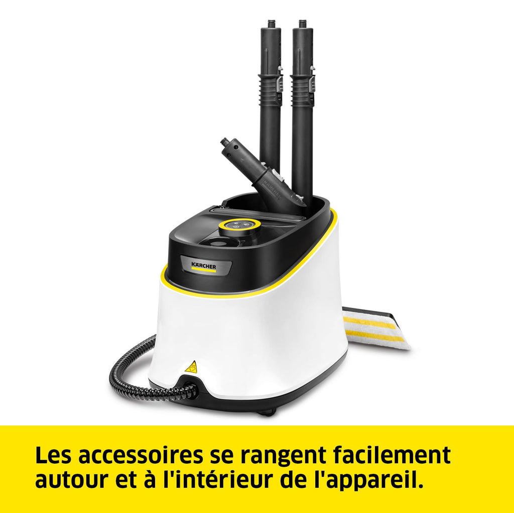 Nettoyeur vapeur SC 3 Deluxe 1900 W 1 L 3,5 bar avec kit de nettoyage de sol buses et brosses