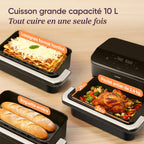 Air Fryer TwinFry 10 L double résistance Dual Zone 2800 W 2 paniers de 5 L 240 °C