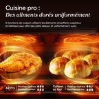 Air Fryer TwinFry 10 L double résistance Dual Zone 2800 W 2 paniers de 5 L 240 °C