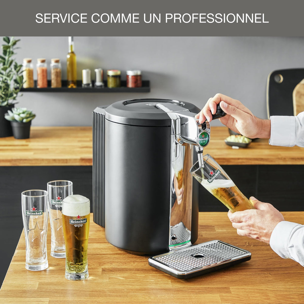 Tireuse à Bière BeerTender VB450E10 5 L 65 W 4 °C Compatible Fûts 5 L Système de Service à Pression Noir