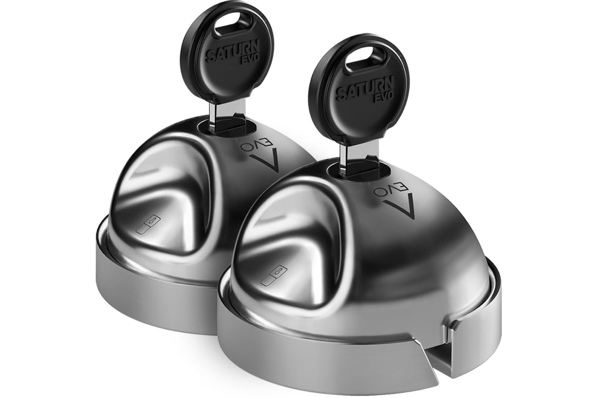 Serrure antivol pour utilitaire Saturn Evo Double lot de 2 acier inoxydable verrouillage manuel 4 clés kit de visserie