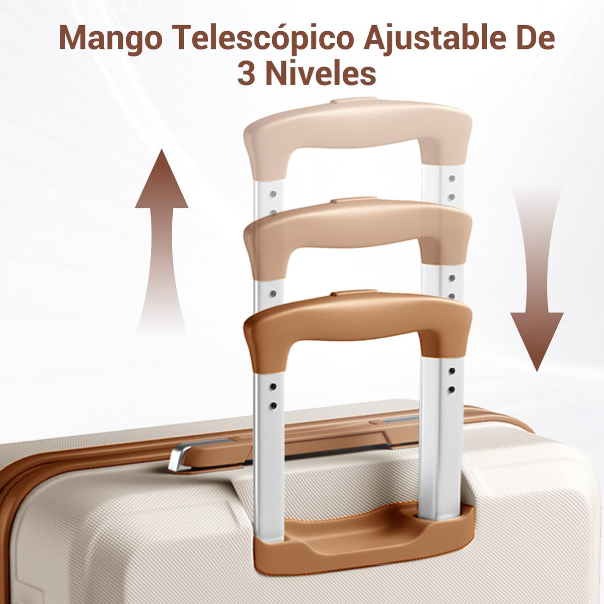 Set de 6 valises rigides ABS 55 65 et 74 cm avec vanity case sac de voyage trousse de toilette et serrure TSA