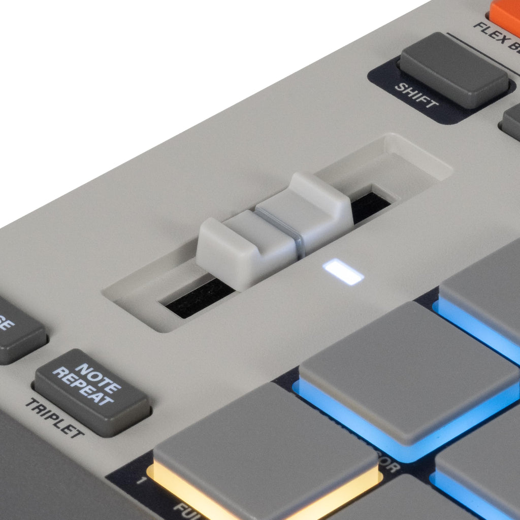 Échantillonneur Portable MPCSAMPLE Séquenceur 16 Pads Écran 2,4 Pouces Batterie Rechargeable Microphone Haut-Parleur USB-C