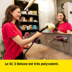 Nettoyeur vapeur SC 3 Deluxe 1900 W 1 L 3,5 bar avec kit de nettoyage de sol buses et brosses