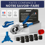Pince à sertir multicouche cuivre AK-26 10 mâchoires TH V kit coupe-tube calibreur ébavureur mallette