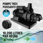 Pompe filtre à sable pour piscine 10,2 m³/h SF12K MZPP14 400 W réservoir 25 L 230 V raccord 32 à 38 mm