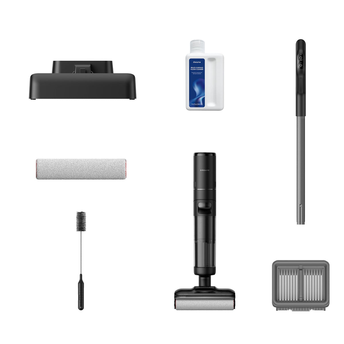 Aspirateur laveur sans fil H12 Pro FlexReach 180° 18 000 Pa 780 ml pour sols durs avec nettoyage automatique