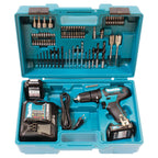 Perceuse-visseuse à percussion sans fil HP333DSAX1 12 V 2 Ah 1700 tr/min couple 30 Nm 18 vitesses 2 batteries chargeur coffret