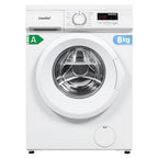 Lave-Linge Frontal CFE12EW80/W 8 kg Classe Énergétique A 1400 tr/min Moteur Inverter 15 Programmes Vapeur Blanc