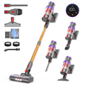 Aspirateur balai sans fil SU7 580 W 55 kPa 29,6 V autonomie 75 min bac 1,3 L avec brosse anti-enchevêtrement