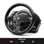 Volant de course à retour de force T300 RS GT pour PS5 PS4 et PC avec pédalier 3 pédales USB moteur brushless 16 bits