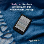 Liseuse eBook couleur Clara Colour E Ink Kaleido 3 6 pouces 16 Go étanche IPX8 mode sombre livres audio