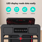 Tapis de course pliable CS-WP9 1400 W 12 km/h capacité 120 kg affichage LED Bluetooth support tablette