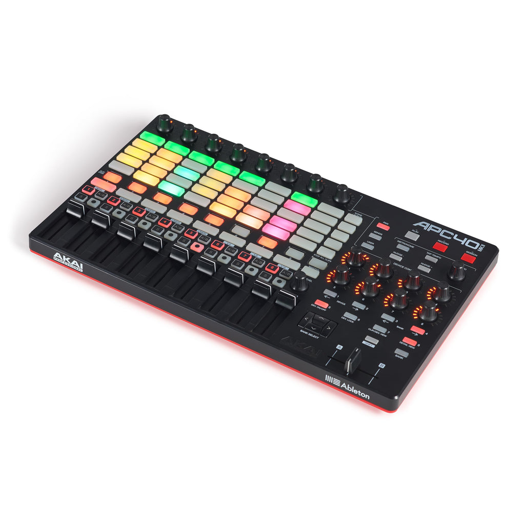 Contrôleur MIDI USB APC40 MKII 40 pads RGB 5 x 8 9 faders 8 molettes crossfader A/B Ableton Live Mac PC