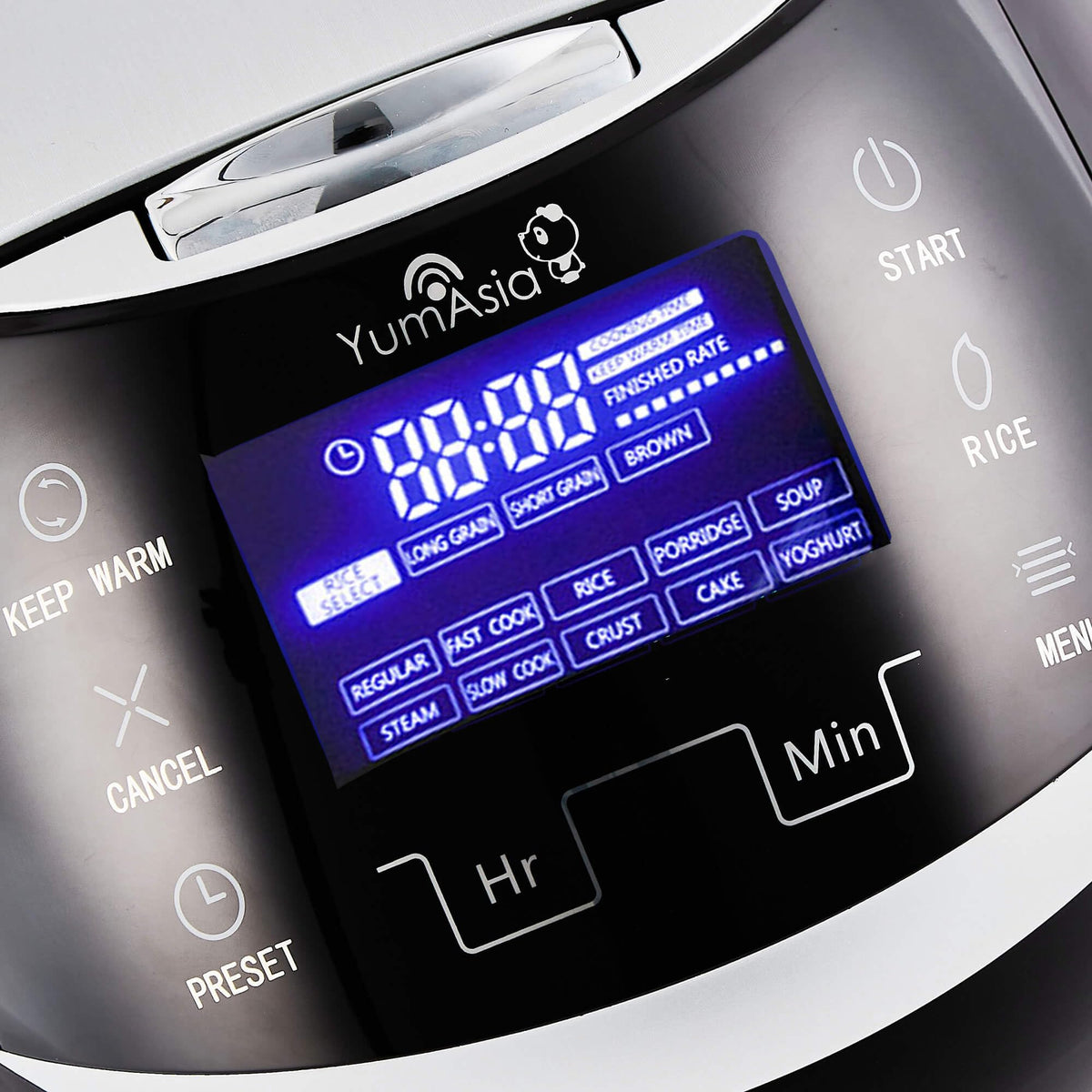 Cuiseur à riz multifonction YUM-EN15 1,5 L 860 W 230 V bol céramique 6 fonctions riz 6 fonctions multicuiseur écran LED