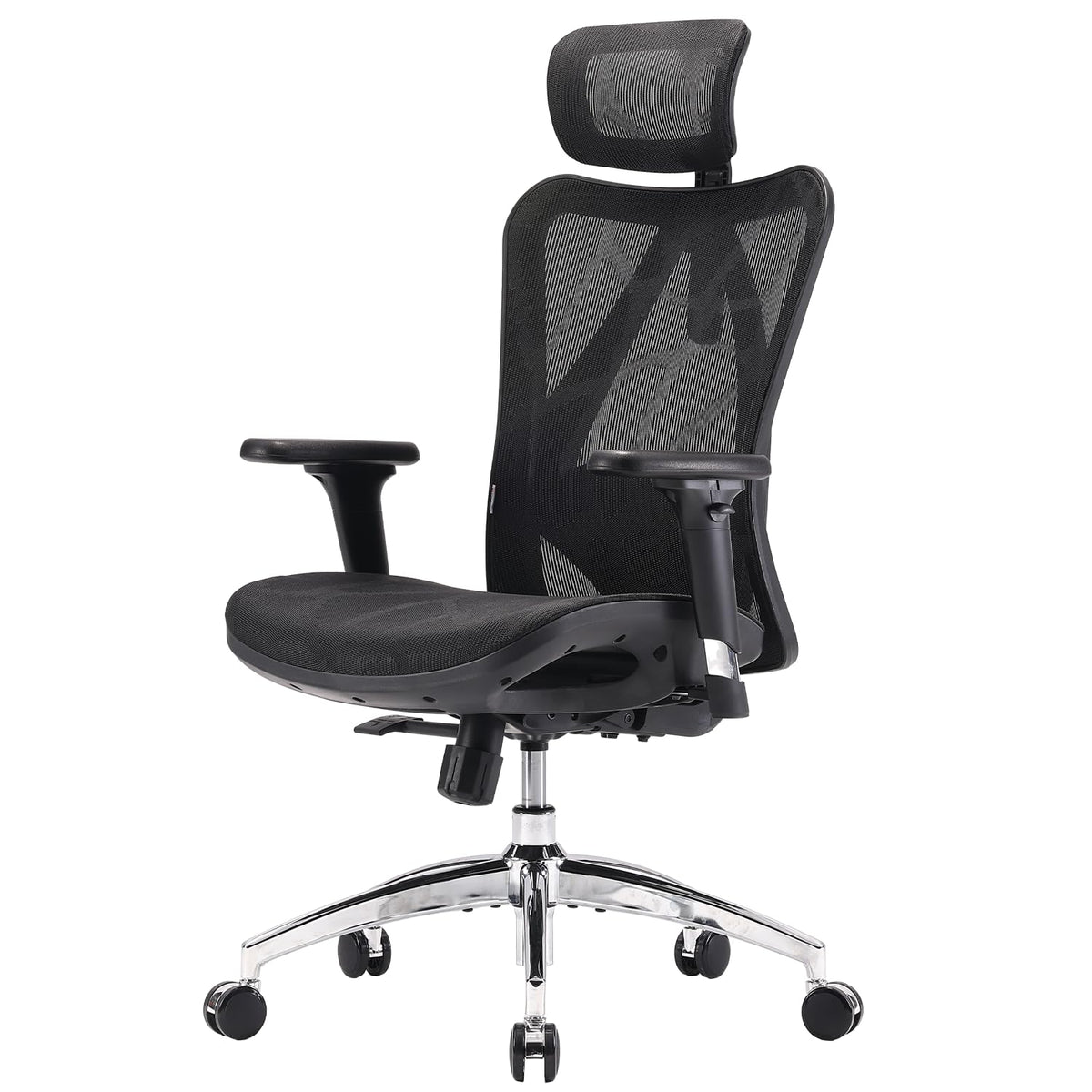 Chaise de Bureau Ergonomique en Maille M57 avec Support Lombaire Réglable Inclinaison 90 à 126° Charge 150 kg
