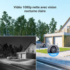 Visiophone connecté CP5 Wi-Fi écran tactile 7 pouces 1080p vision nocturne audio bidirectionnel déverrouillage RFID