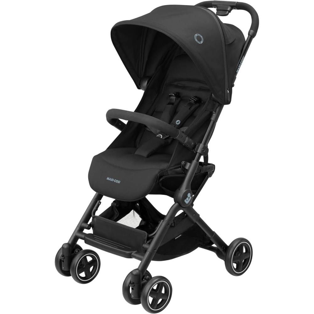 Poussette canne compacte pliable Lara² 0 à 4 ans 0 à 22 kg 3 positions d'inclinaison pliage automatique harnais 5 points 2 paniers