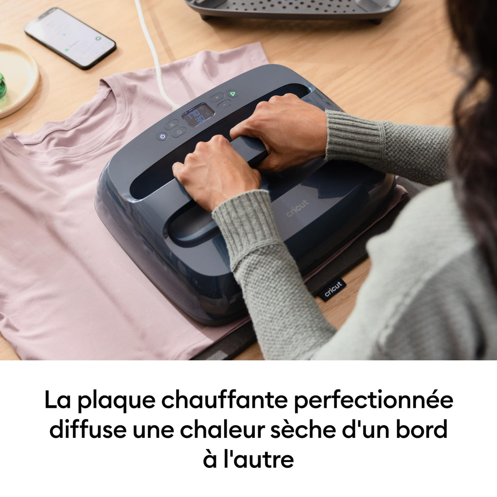 Presse à chaud EasyPress SE 30,5 x 25,3 cm 205 °C pour transfert thermique sur t-shirts sacs coussins