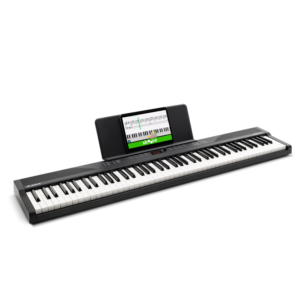 Clavier piano numérique Recital Play 88 touches avec support réglable pédale sustain casque et housse de transport