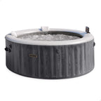 Spa gonflable Pure Spa Baltik 28440NP 4 places 795 L 140 jets 220 V PVC rond gris 196 x 196 x 71 cm filtration 1,7 m³/h