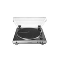 Platine vinyle automatique AT-LP60XUSBGM entraînement par courroie USB 33⅓ et 45 tr/min cellule Dual Moving Magnet gris
