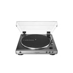 Platine vinyle automatique AT-LP60XUSBGM entraînement par courroie USB 33⅓ et 45 tr/min cellule Dual Moving Magnet gris