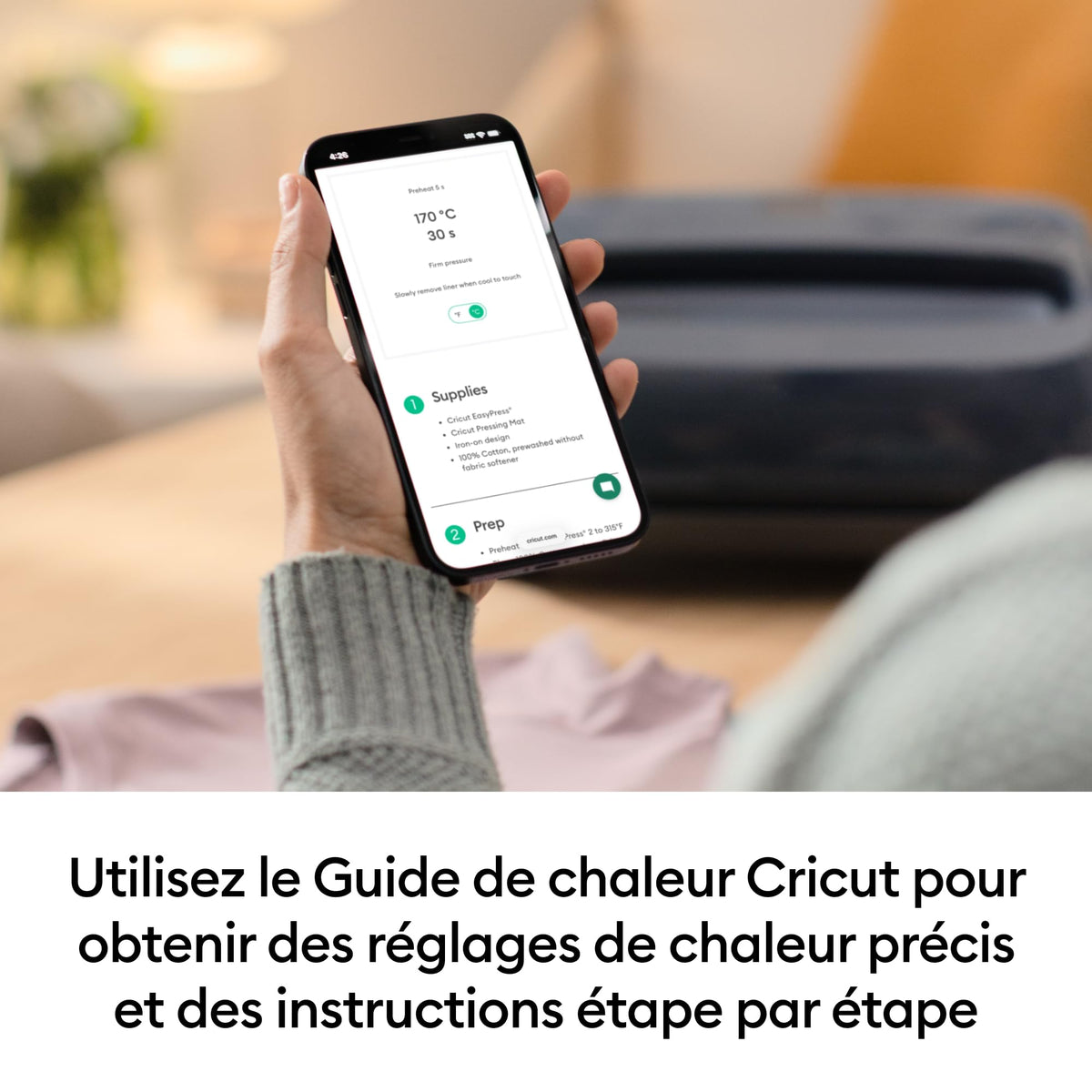 Presse à chaud EasyPress SE 30,5 x 25,3 cm 205 °C pour transfert thermique sur t-shirts sacs coussins