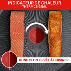 Batterie de cuisine Ingenio L897SK04 20 pièces acier inoxydable antiadhésif induction avec poignées amovibles et couvercles
