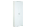 Armoire de rangement 2 portes Arconati 13500100 70 x 34 x 189 cm 5 étagères réglables mélaminé blanc