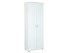 Armoire de rangement 2 portes Arconati 13500100 70 x 34 x 189 cm 5 étagères réglables mélaminé blanc